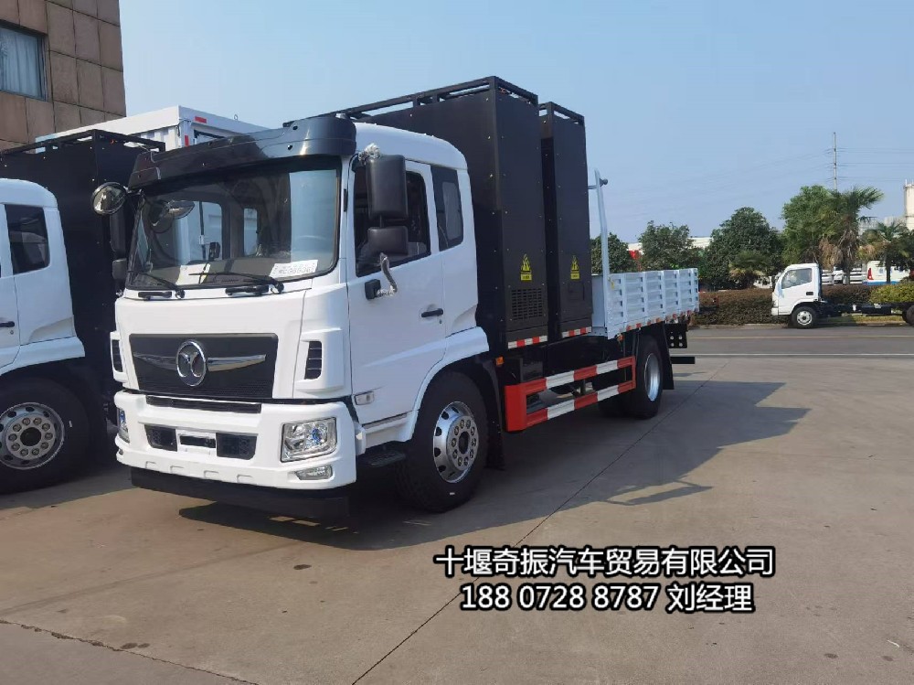 高壓電源配電純電動(dòng)載貨車(chē)  三相電源搭載電動(dòng)廂式貨車(chē)用于應急運輸