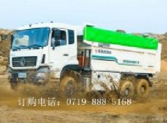 后八輪工程車(chē)翻斗車(chē)報價(jià)，東風(fēng)天龍后八輪自卸車(chē)圖片