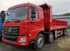 提升橋平板自卸車(chē)--東風(fēng)前四后六平板自卸