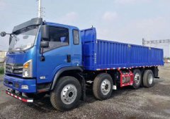 前四后六側翻自卸車(chē)輕皮